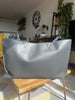 V By Townsley grey vegan leather large tote handbag