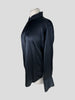 Frame black silk blend long sleeve shirt size UK8/US4