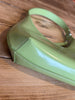 By Far green leather mini handbag
