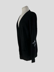 Wyse London wool & cashmere long sleeve cardigan size UK14/US10
