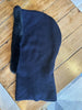 N. Peal navy 100% cashmere with rabbit fur hat
