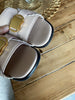 Agnona cream leather flat sandals size UK7/US9