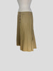 Joseph beige 100% cotton A- line skirt size UK14/US10