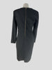 The Fold black wool blend long sleeve dress size UK14/US10