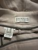 Brunello Cucinelli cream virgin wool blend straight leg trousers size UK14/US10