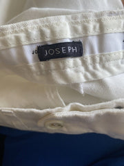 Joseph white straight trousers size UK8/US4