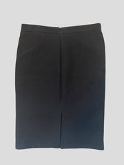 Fendi black 100% cotton pencil skirt size UK10/US6