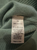 Cocoa Cashmere green 100% cashmere polo neck jumper size UK6/US2