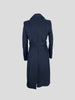 Claudie Pierlot navy wool blend coat size UK8/US4