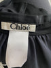 Chloe black short sleeve dress size UK10/US6