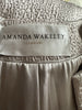 Amanda Wakeley silver coat size UK12/US8