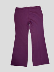 Amanda Wakeley burgundy straight leg trousers size UK16/US12