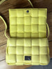 Bottega Veneta yellow cassette padded crossbody leather bag