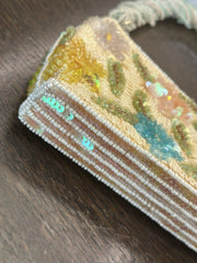 Unbranded multicoloured sequins sparkly evening clutch