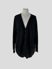 Wyse London wool & cashmere long sleeve cardigan size UK14/US10