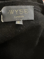 Wyse London wool & cashmere long sleeve cardigan size UK14/US10