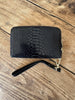 Michael Kors black leather coin purse