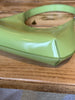 By Far green leather mini handbag
