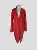 Amanda Wakeley red wool blend coat size UK16/US12