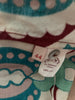 La Sirenuse multicoloured print 100% cotton 3/4 sleeve dress size UK14/US10