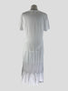 Red Valentino white 100% cotton shirt sleeve dress size UK12/US8