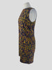 Missoni yellow & black 100% silk sleeveless dress size UK10/US6