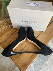 Jimmy Choo black suede pumps size UK8/US10