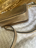 Diane Von Furstenberg gold leather crossbody small bag