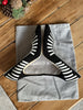 Manolo Blahnik black & white suede and leather heels size UK6.5/US8.5