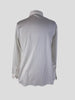Zanetti white cotton blend long sleeve shirt size UK12/US8