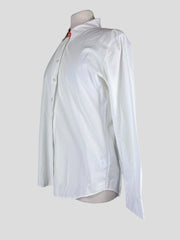 Faconnable white 100% cotton shirt size UK12/US8