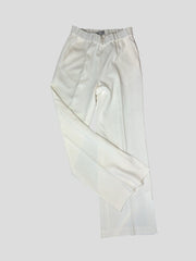 Alberto Biani cream straight leg trousers size UK10/US6