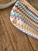 Missoni multicoloured fabric clutch bag