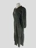 Wyse London green print midi dress size UK16/US12