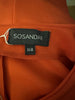 Sosandar orange short sleeve dress size UK16/US12