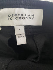 Derek Lam black cotton blend shorts size UK8/US4
