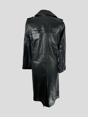The Kooples black 100% lamb skin coat size UK8/US4