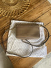 Diane Von Furstenberg gold leather crossbody small bag