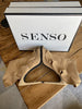 Senso beige suede open toe heels size UK5/US7