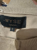 Wyse gold cotton blend cardigan size UK16/US12