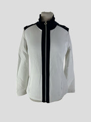 Golfino white & navy golf jacket size UK14/US10