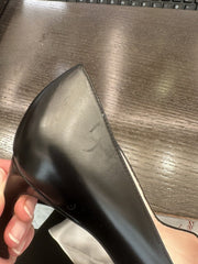 Roger Vivier black leather heels size UK6/US8