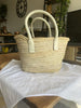 Chloe Marcie Raffia medium leather tote bag