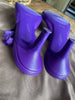 Gianvito Rossi purple leather pointed toe heels size UK7/US9