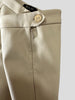 Loro Piana beige cotton blend cropped trousers size UK14/US10