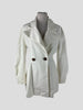 Rejina Pyo white cotton blend jacket size UK8/US4