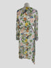 Essentiel multicoloured long sleeve midi dress size UK6/US2