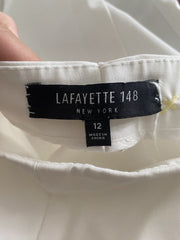 Lafayette 148 white cropped trousers size UK16/US12