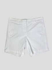 J. Crew white cotton blend shorts size UK8/US4