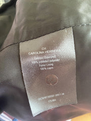 Carolina Herrera black & white polkadot jacket size UK12/US8